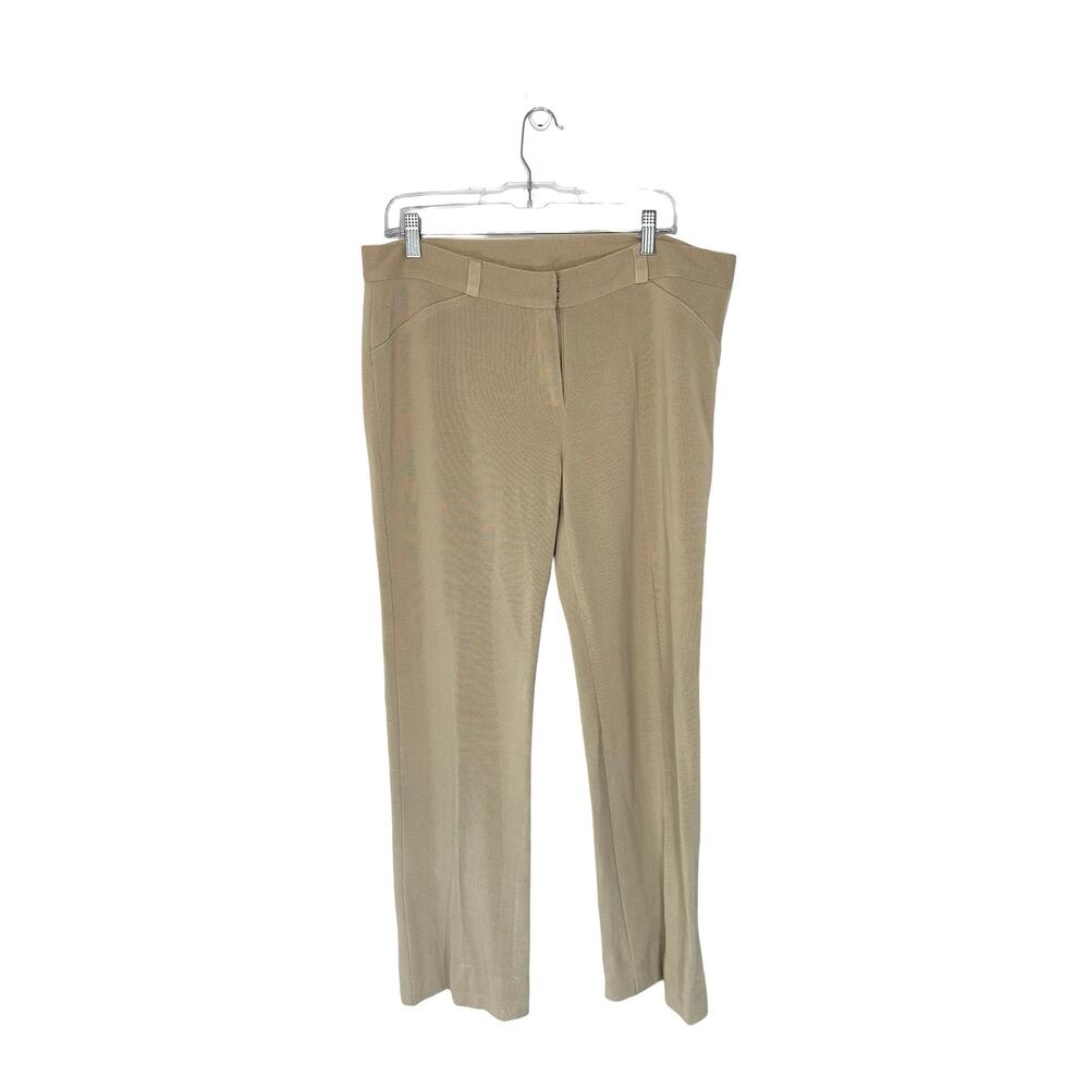 Misook Collection Tan Business Office Career‎ Knit Dress Pants Size 12